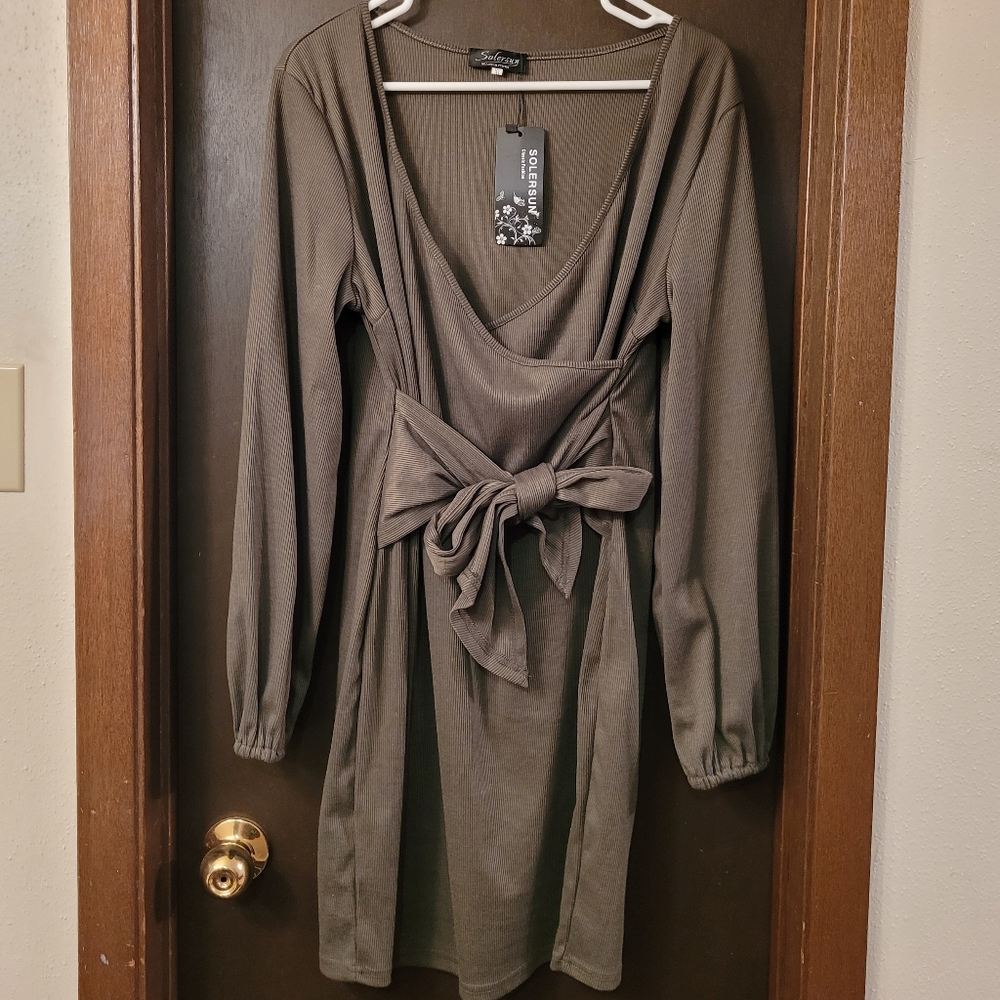 Solersun Olive Green Dress XL